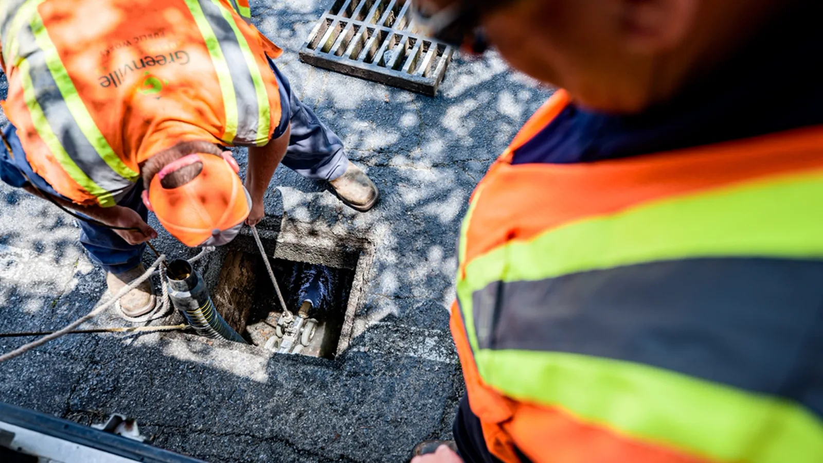 Sewer repair camera inspection